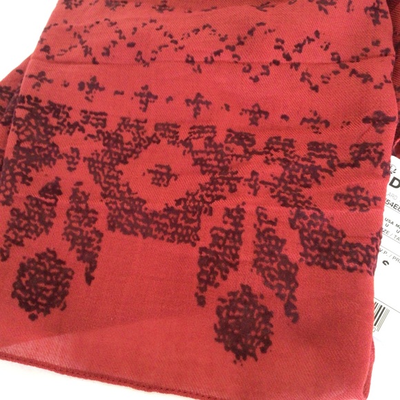 DESIGUAL FOULARD LARGE RECTANGULAR WOOL SCARF NWT - Picture 16 of 16